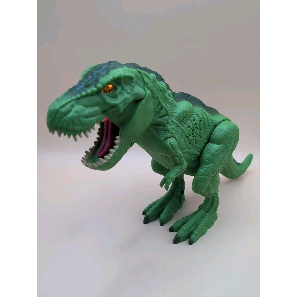 Adventure Force T-Rex with Roaring Sound Effects and Light up Eyes, Light Green